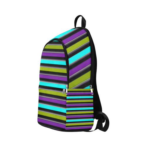 retro stripe 1 Fabric Backpack for Adult (Model 1659)