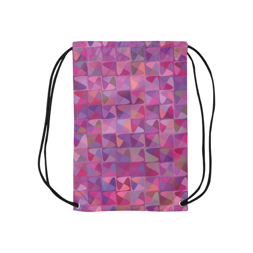 Mosaic Pattern 7 Small Drawstring Bag Model 1604 (Twin Sides) 11"(W) * 17.7"(H)