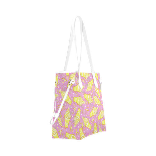 Pineapple Float Clover Canvas Tote Bag (Model 1661)