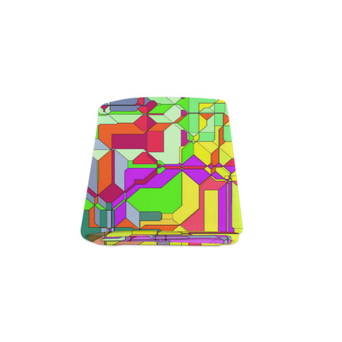 Retro Color Pop Geometric Fun 1 Blanket 50"x60"