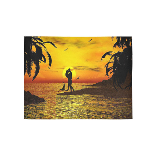 Sunset Kissed Mermaid Area Rug 5'3''x4'