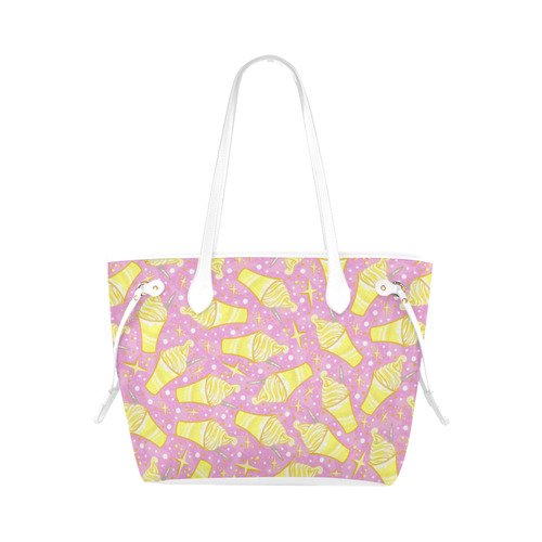 Pineapple Float Clover Canvas Tote Bag (Model 1661)