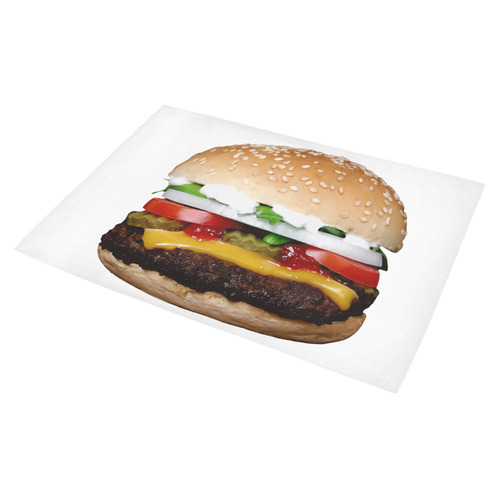 BIG BURGER 3 Azalea Doormat 30" x 18" (Sponge Material)