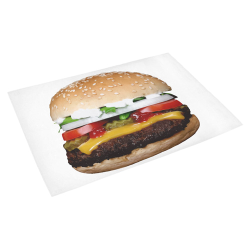 BIG BURGER 3 Azalea Doormat 30" x 18" (Sponge Material)