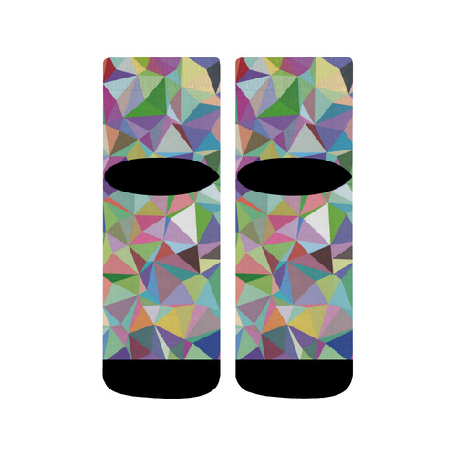 Mosaic Pattern 5 Quarter Socks