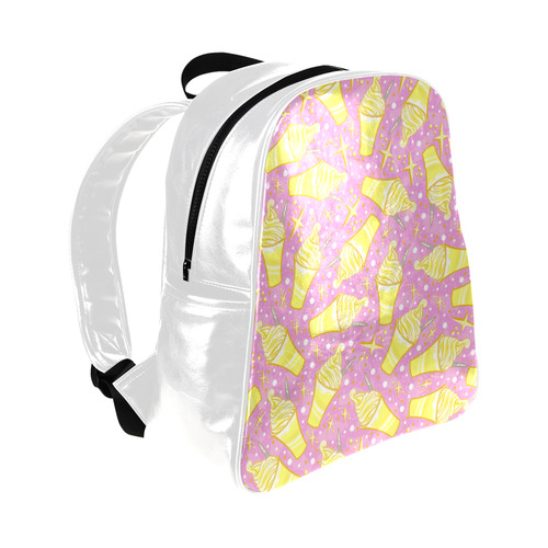 Pineapple Float Multi-Pockets Backpack (Model 1636)