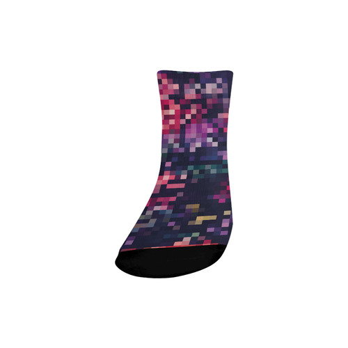 Mosaic Pattern 8 Quarter Socks