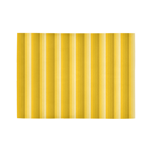 Autumn Colored Stripes Area Rug7'x5'