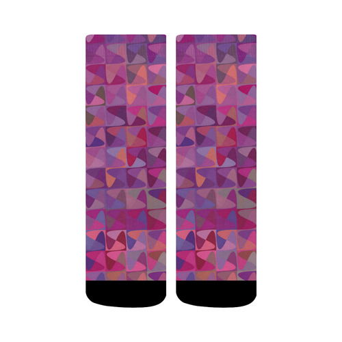 Mosaic Pattern 7 Crew Socks