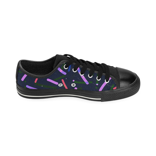 New Modern Abstract Design Men's Classic Canvas Shoes (Model 018)