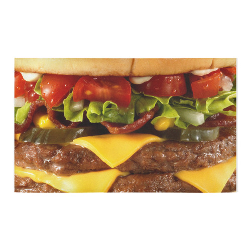 CHEESEBURGER (2) Azalea Doormat 30" x 18" (Sponge Material)