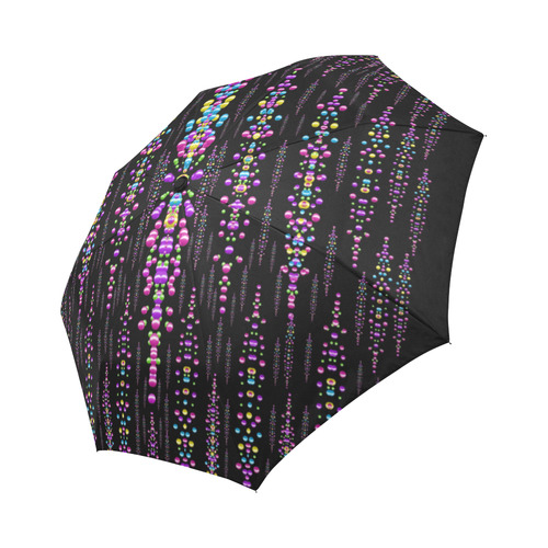 rainbow asteroid pearls in the wonderful night Auto-Foldable Umbrella (Model U04)