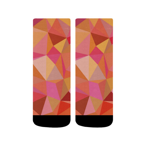 Mosaic Pattern 3 Quarter Socks