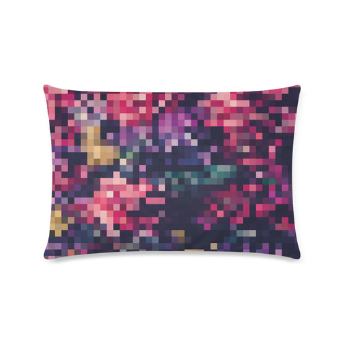 Mosaic Pattern 8 Custom Rectangle Pillow Case 16"x24" (one side)