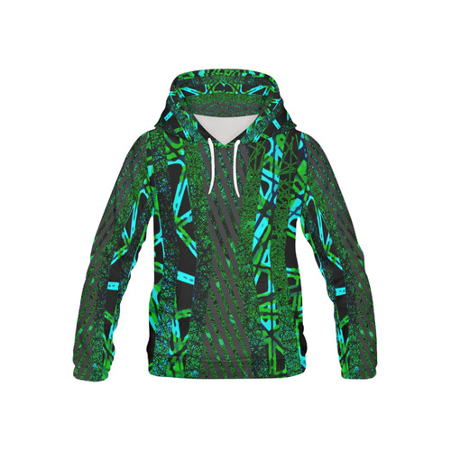 Deep Jungle All Over Print Hoodie for Kid (USA Size) (Model H13)