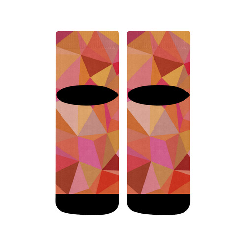 Mosaic Pattern 3 Quarter Socks