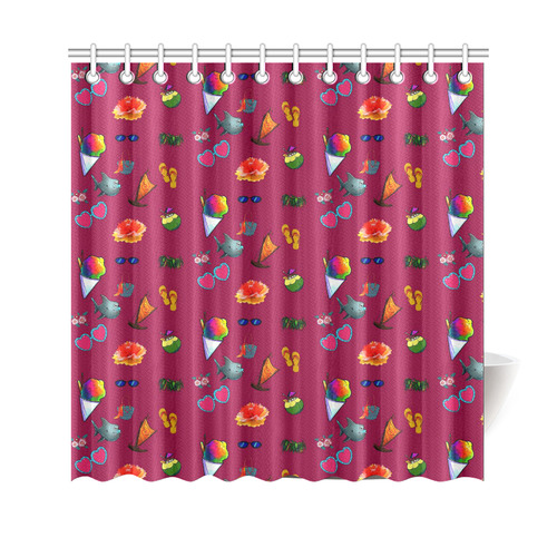 Aloha - Summer Fun 1C Shower Curtain 69"x70"