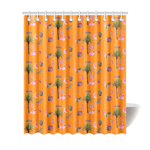 Aloha - Summer Fun 2C Shower Curtain 72"x84"