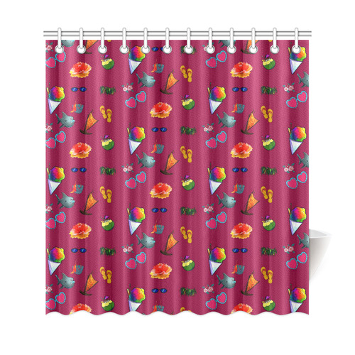 Aloha - Summer Fun 1C Shower Curtain 69"x72"