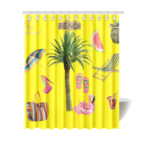 Aloha - Summer Fun 2 Shower Curtain 69"x84"