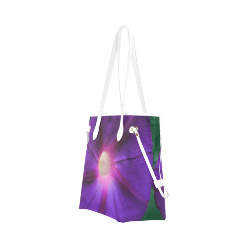 Morning Glory Clover Canvas Tote Bag (Model 1661)