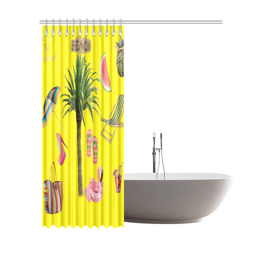 Aloha - Summer Fun 2 Shower Curtain 69"x84"