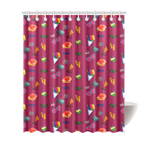 Aloha - Summer Fun 1C Shower Curtain 72"x84"