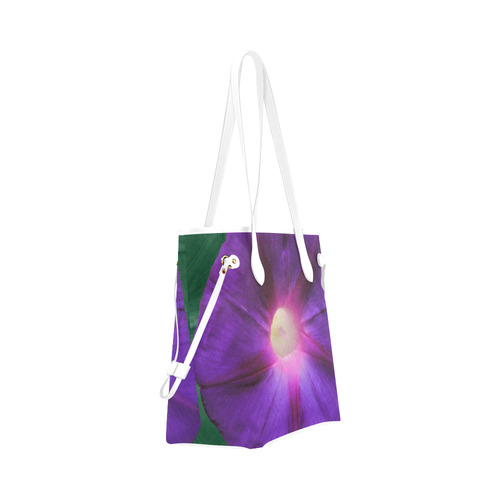 Morning Glory Clover Canvas Tote Bag (Model 1661)