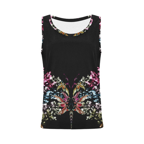 butterfly3 AAc All Over Print Tank Top for Women (Model T43)