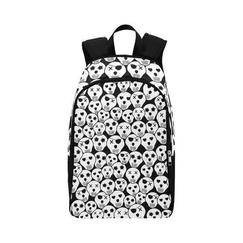 Silly Skull Halloween Design Fabric Backpack for Adult (Model 1659)