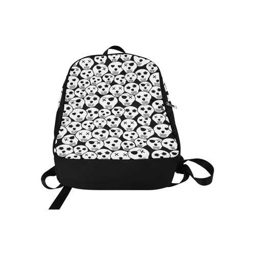 Silly Skull Halloween Design Fabric Backpack for Adult (Model 1659)