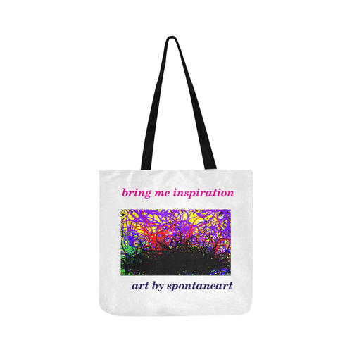 inspirationalatristic bag Reusable Shopping Bag Model 1660 (Two sides)