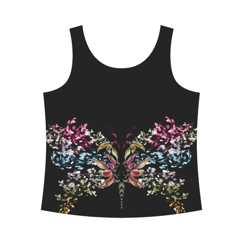 butterfly3 AAc All Over Print Tank Top for Women (Model T43)