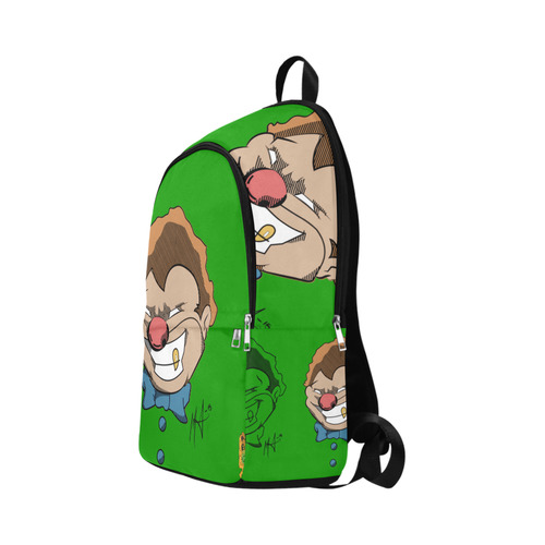 I'm not clowning around backpack [green] Fabric Backpack for Adult (Model 1659)