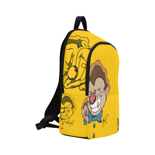 I'm not clowning around backpack [yellow] Fabric Backpack for Adult (Model 1659)