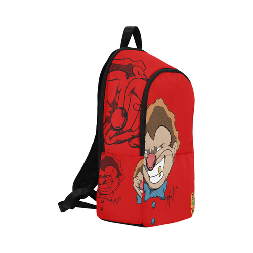 I'm not clowning around backpack [red] Fabric Backpack for Adult (Model 1659)
