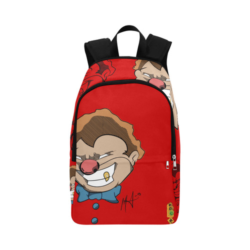 I'm not clowning around backpack [red] Fabric Backpack for Adult (Model 1659)