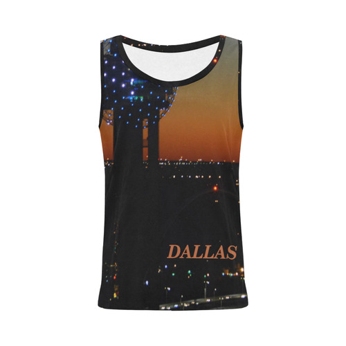 DALLAS 2 All Over Print Tank Top for Women (Model T43)