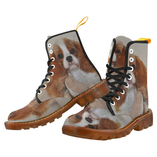 King Charles Cavalier Spaniel Martin Boots For Women Model 1203H