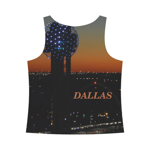 DALLAS 2 All Over Print Tank Top for Women (Model T43)