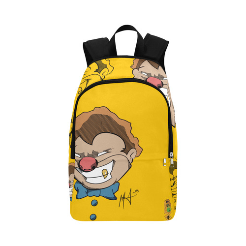 I'm not clowning around backpack [yellow] Fabric Backpack for Adult (Model 1659)