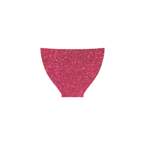 pink glitter Custom Bikini Swimsuit