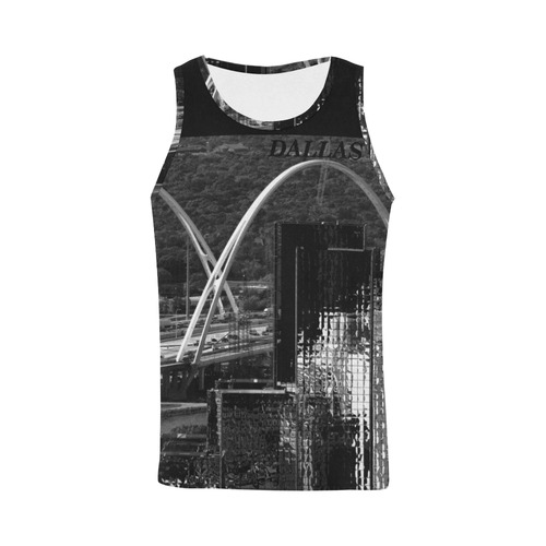 TALL TEXAN All Over Print Tank Top for Men (Model T43)