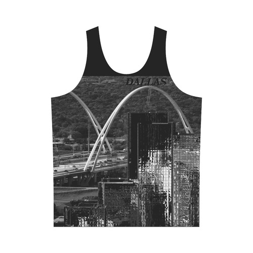 TALL TEXAN All Over Print Tank Top for Men (Model T43)