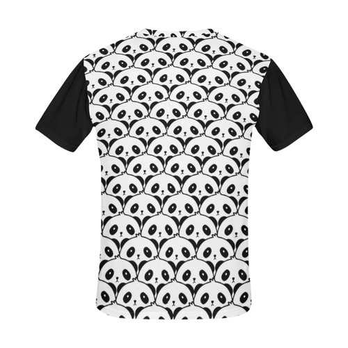 panda panda All Over Print T-Shirt for Men (USA Size) (Model T40)