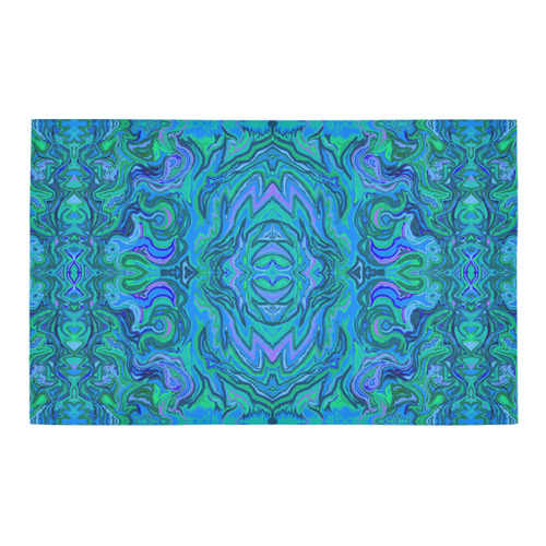 water art pattern bathmat design 2 Bath Rug 20''x 32''