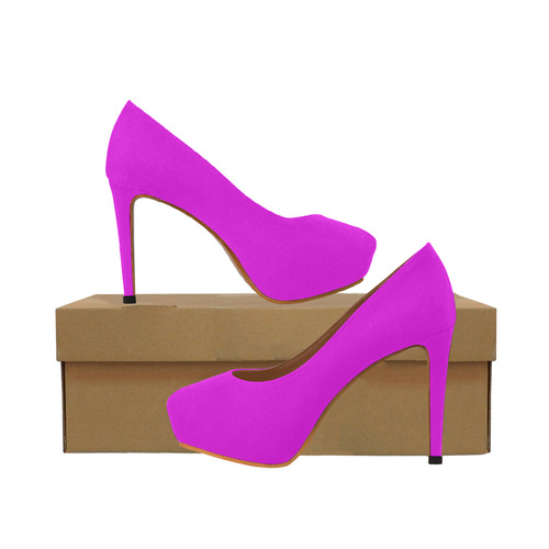 neon purple heels