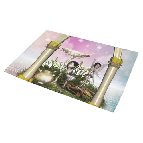 Dancing on a island Azalea Doormat 30" x 18" (Sponge Material)