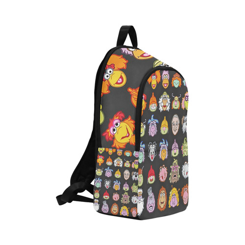 fraggle patter Fabric Backpack for Adult (Model 1659)