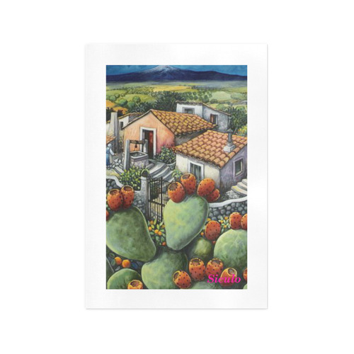 Siculo_sicilian_deco_landscape Art Print 13‘’x19‘’